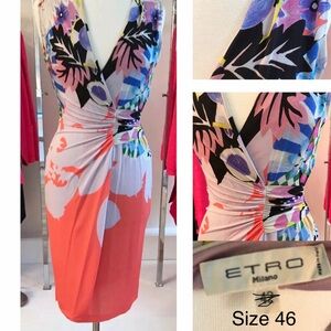 Etro Floral Midi Dress